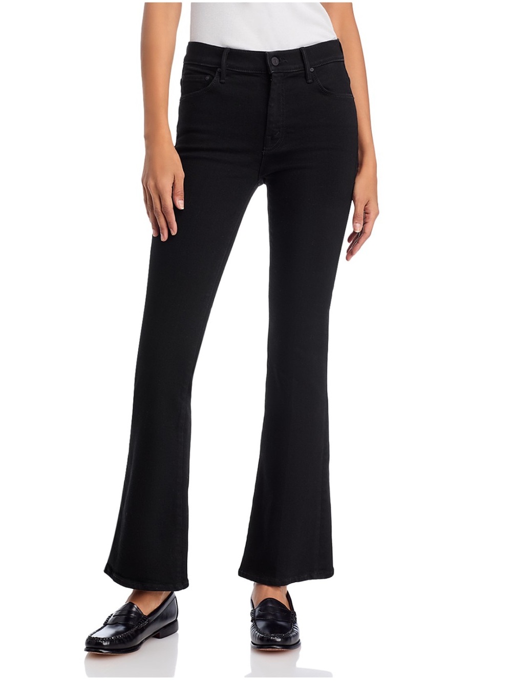 MOTHER ‘weekender’ Black Bootcut Flare Jeans
